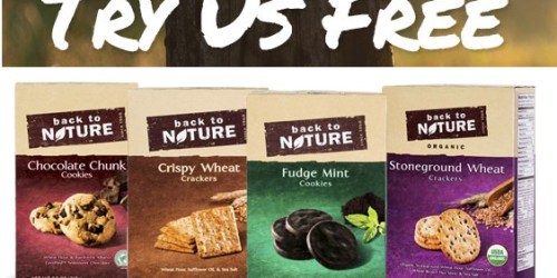 Possible FREE Full-Size Back To Nature Crackers or Cookies Coupon (Select Consumers)