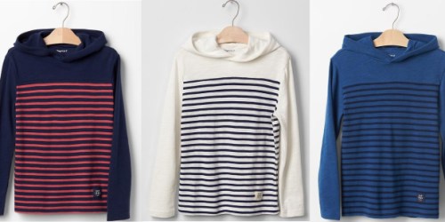 Gap: 40% Off Entire Purchase = Boys’ Hoodie Only $9 (Regularly $24.95) + More