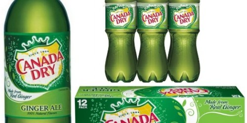RARE $1 off Canada Dry Soda Coupon = Canada Dry 2-Liter Bottles Only 50¢ at Walgreens