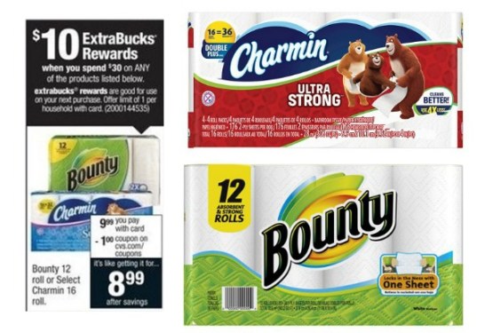 CVS Charmin and Bounty Deal