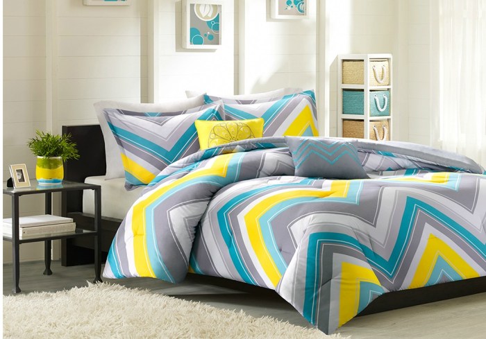 Designer Living Chevron 5 Piece Comforter Set Only 39 99