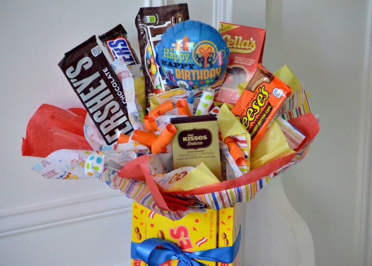 Candy Bouquet DIY Project - A Fun, Easy, & Affordable Gift Idea!