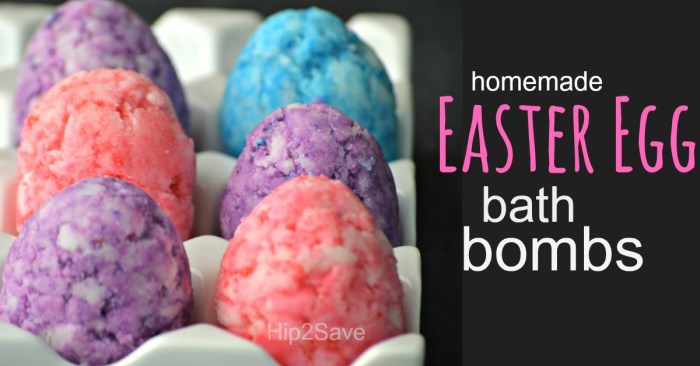 Easter Egg Shaped Bath Bombs Hip2Save