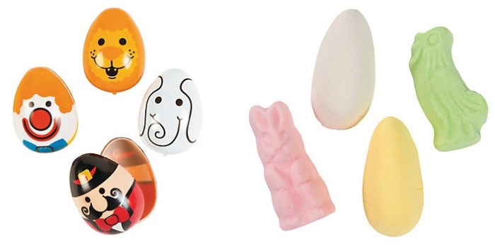 Easter eggs and candy