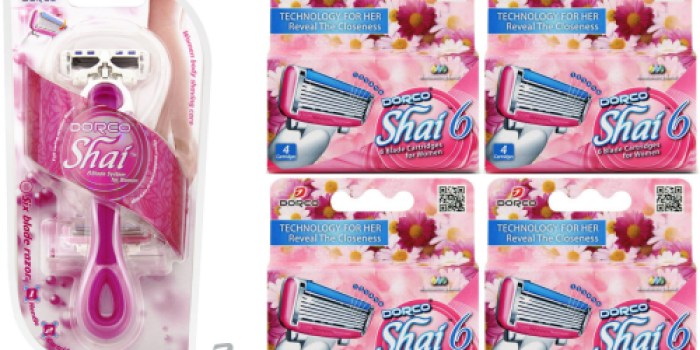 Dorco Shai 6 System ONLY $2.99 Shipped (Or Shai 6 System + 16 Extra Cartridges $11.50 Shipped)