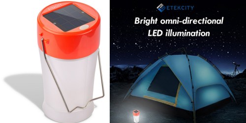 Amazon: Etekcity Portable Rechargeable Outdoor Camping Lantern Only $12.45 (Regularly $49)