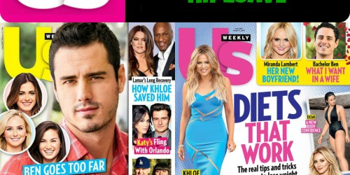 US Weekly Magazine Subscription Only $19.99 Per Year (That’s Just 38¢ Per Issue!)