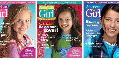 1-Year American Girl Magazine Subscription ONLY $15.95 (= Just $2.66 Per Issue – Reg. $5.95!)
