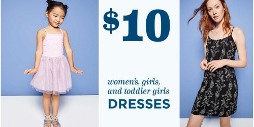 Old Navy: FIVE Women’s & Girl’s Dresses Only $35 + Earn $40 in Super Cash (In-Store Only)