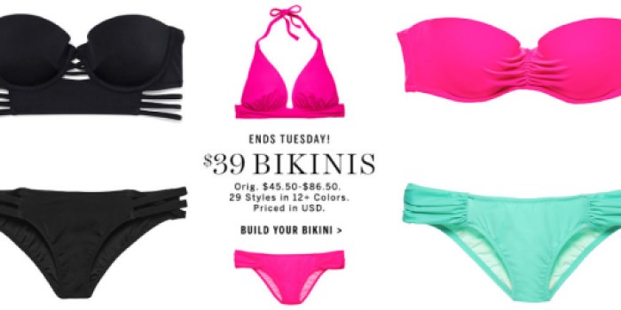 Victoria’s Secret: Select Bikinis Only $39 Shipped (+ Get a Free Secret Rewards Card)