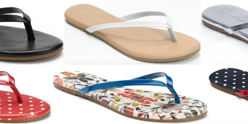 Kohl’s.com: $15 Off 2 Pairs of Sandals + Extra 20% Off = 2 Pairs of Women’s Flip-Flops ONLY $3.98