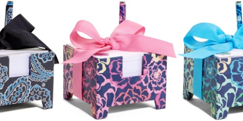 Vera Bradley: Free Shipping = Note Cube and Mini Pen Sets Only $8 Shipped (Great Teacher Gift)