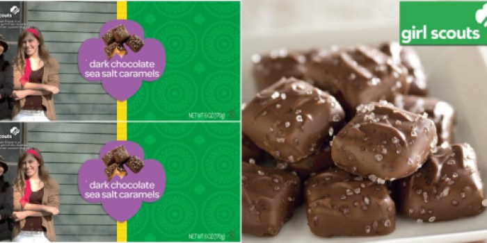 Girl Scouts Dark Chocolate Sea Salt Caramels As Low As ONLY $3.33 Per Box Shipped (Regularly $7)