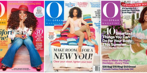 Four-Year Subscription to O, The Oprah Magazine ONLY $15 Shipped (Just 31¢ Per Issue!)