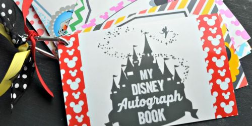 Free Printable Disney Character Autograph Pages (Perfect for Upcoming Disney Trip)
