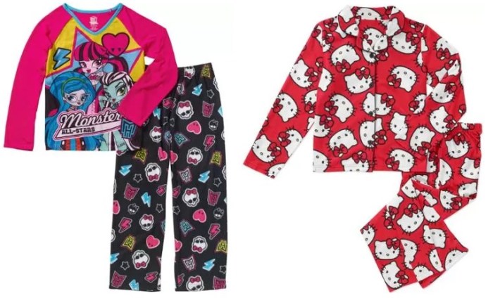 Girls' 2-piece pajama sets