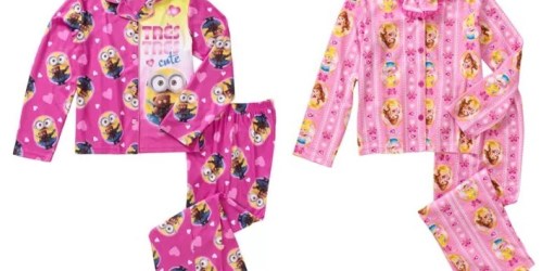 Walmart.com: Girls’ Licensed Character 2-Piece Pajama Sets Only $4 (Regularly $11.97)
