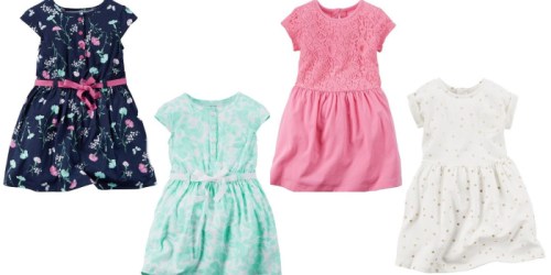 Kohl’s: Girl’s Spring Dresses Only $5.95 And Carter’s Boys’ Short & Shirt Sets Only $7.92