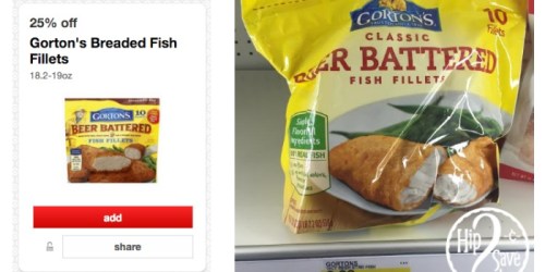 Target: Nice Savings on Gorton’s Seafood Products