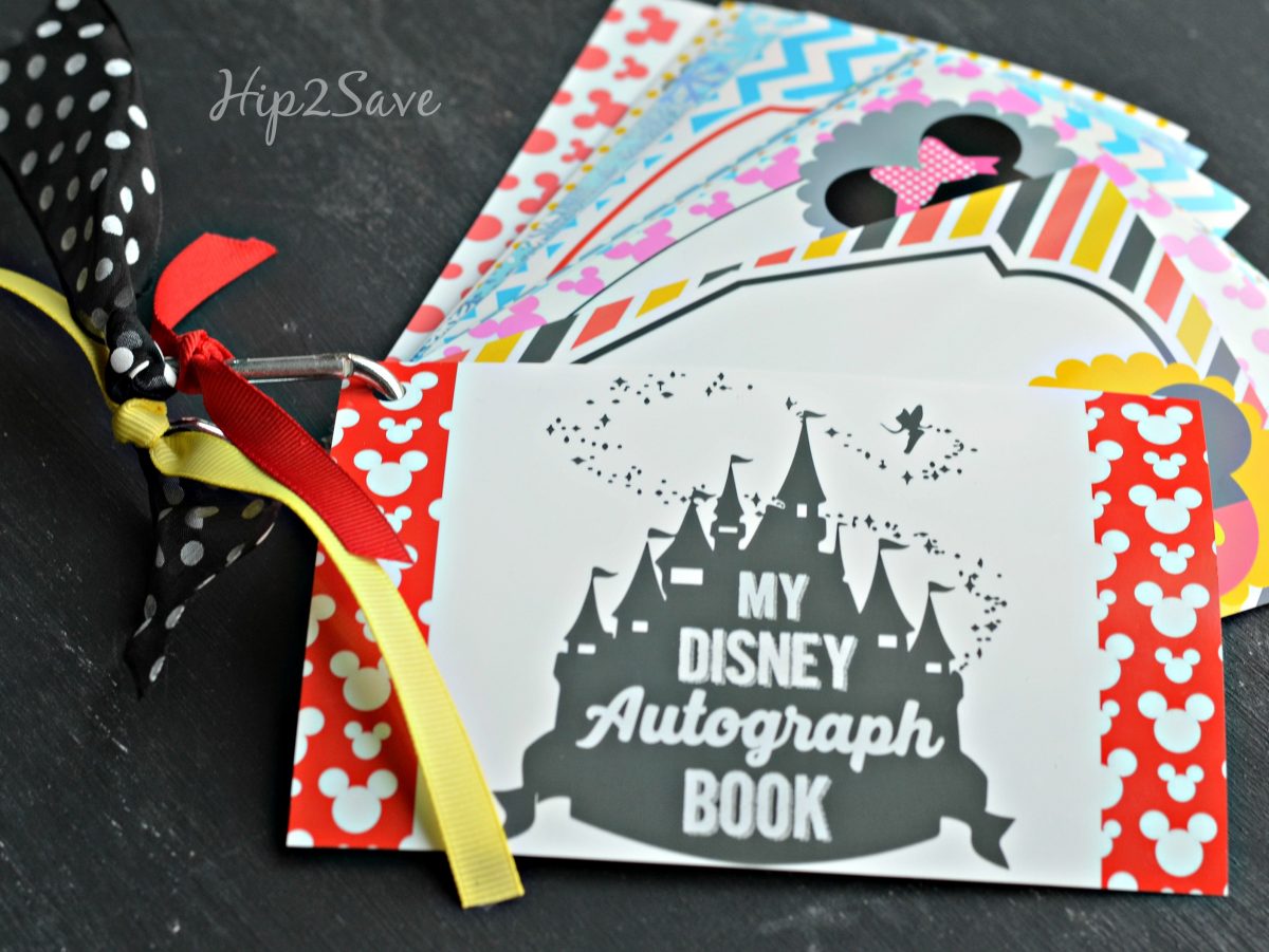 How to make a Disney Autograph book Hip2Save