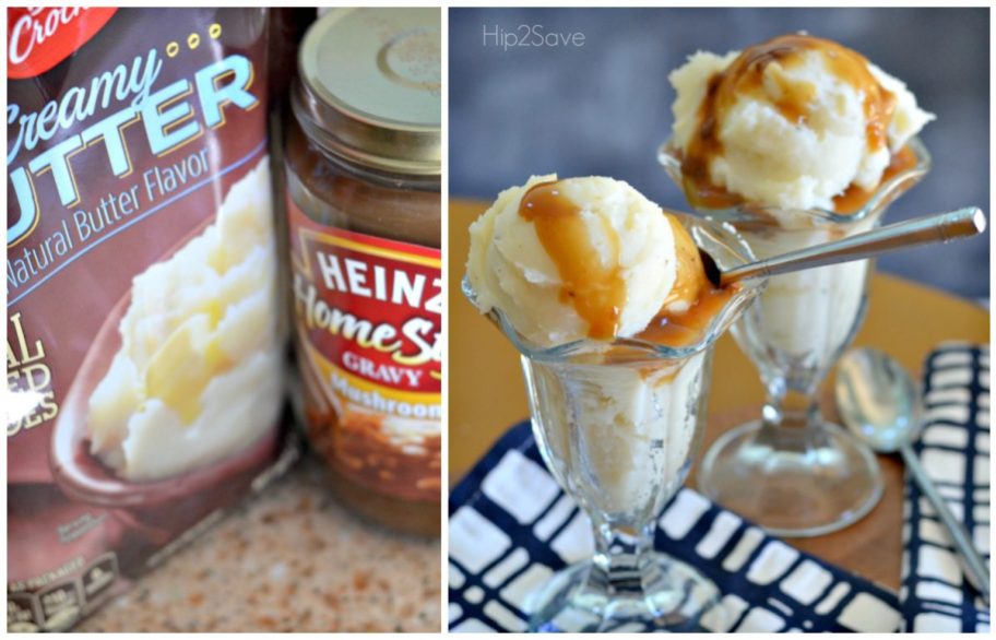 Ice Cream Mashed Potatoes, one of our easy april fools pranks for family