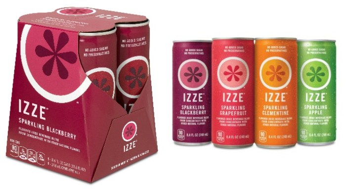 Izze Drinks 4 pack