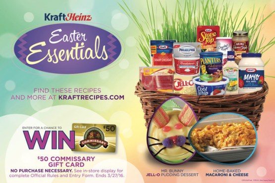 KRAFT Easter Essentials Gift Card Giveaway