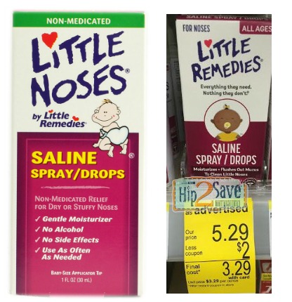 Little Remedies Saline Spray at Walgreens (Hip2Save)