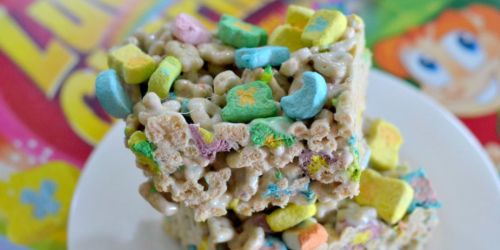 Lucky Charms Marshmallow Treats – Only 3 Ingredients (Fun for St. Patrick’s Day)
