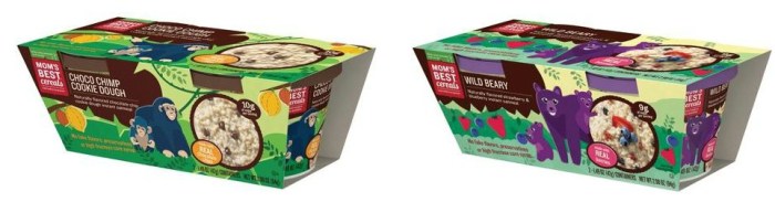 Mom's Best Oatmeal 2 cup packs