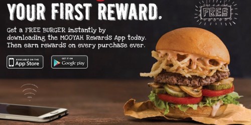 Mooyah Rewards App: FREE Burger Offer