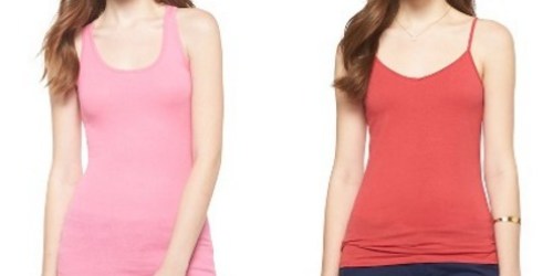 Target: Mossimo Supply Co. Women’s Tanks & Cami’s as Low as $2.70 (Regularly $9) & More