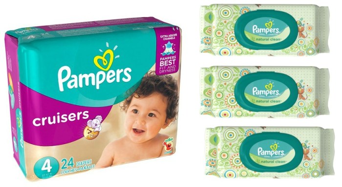Pampers Cruisers and wipes