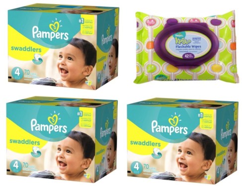 Pampers Diapers and Kandoo wipes