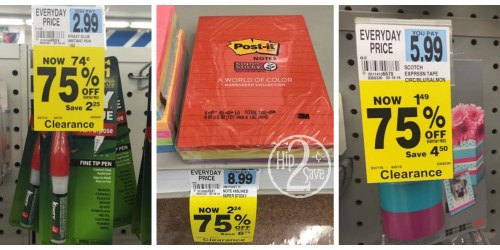 Rite Aid: 75% Off Office Supplies Clearance