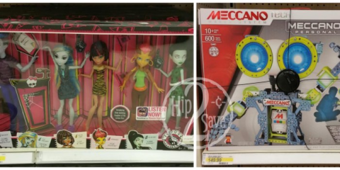 Target: 50% Off Monster High Student Council Set & Meccano Meccanoid G15 Cartwheel Offers
