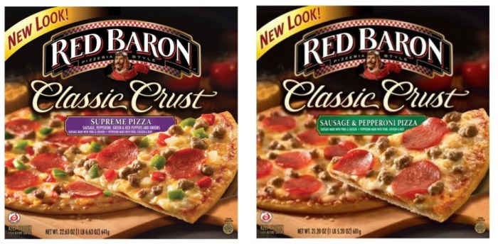 New $1/2 Red Baron Pizza Coupon = Red Baron Pizza $2.50 Target