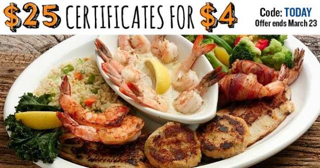 Restaurant.com $25 Certificates Only $4 Offer