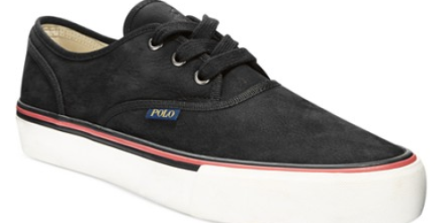 Macy’s: Nice Discounts On Men’s Shoes = Polo Ralph Lauren Sneakers Only $19.99 (Reg. $79)