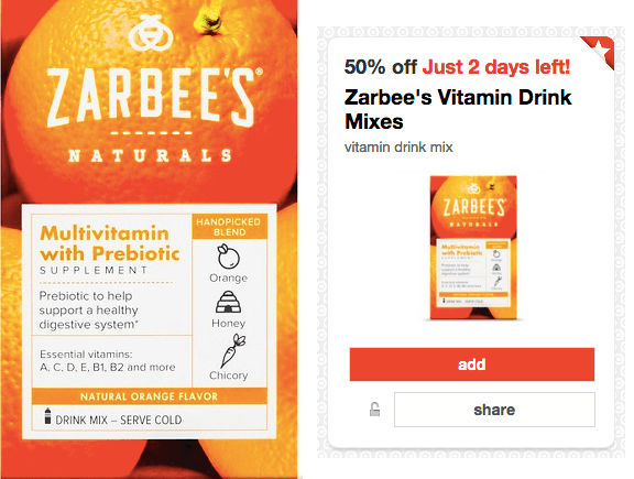 Zarbee's Vitamin Drink Mix