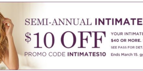 Kohl’s: $10 Off $40 Intimates Purchase = Women’s Bras $11.65 Shipped for Cardholders