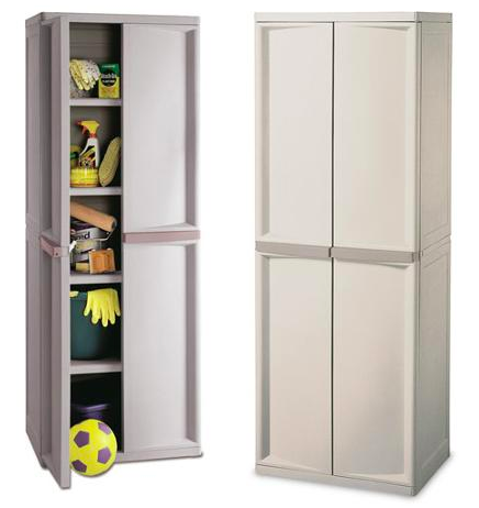 Sterilite 4 Shelf Utility Cabinet Only