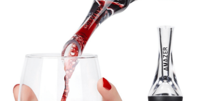 Amazon: Highly Rated Amazer Wine Aerator Pourer Just $7.99 (Regularly $29.99)