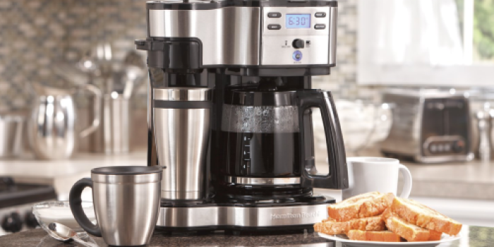 Amazon: Hamilton Beach Single Serve AND Full Pot Coffee Maker As Low As Only $29.99