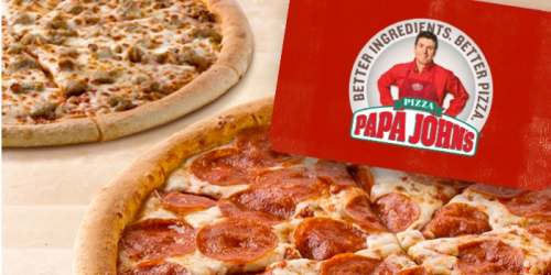 Groupon: TWO Free Large Papa John’s Pizzas w/ $25 Papa John’s eGift Card Purchase
