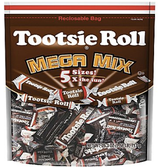 Tootsie Roll Candy 25.3 oz. Resealable Bag