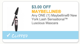 Maybelline Mascara Coupon