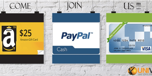 Univox: Share Opinions & Earn PayPal, Amazon or Visa Gift Cards (+ Free $5 Signup Bonus)