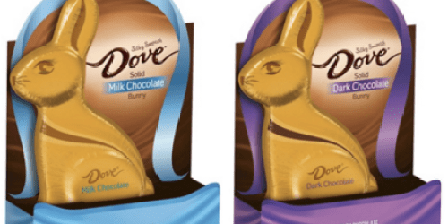Target Cartwheel: 40% Off Dove Chocolate Easter Bunnies Today Only = Just $1.65 Per Bunny