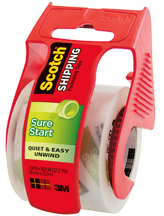 Scotch Sure Start Packaging Tape with Dispenser Only $1.60 (Regularly ...